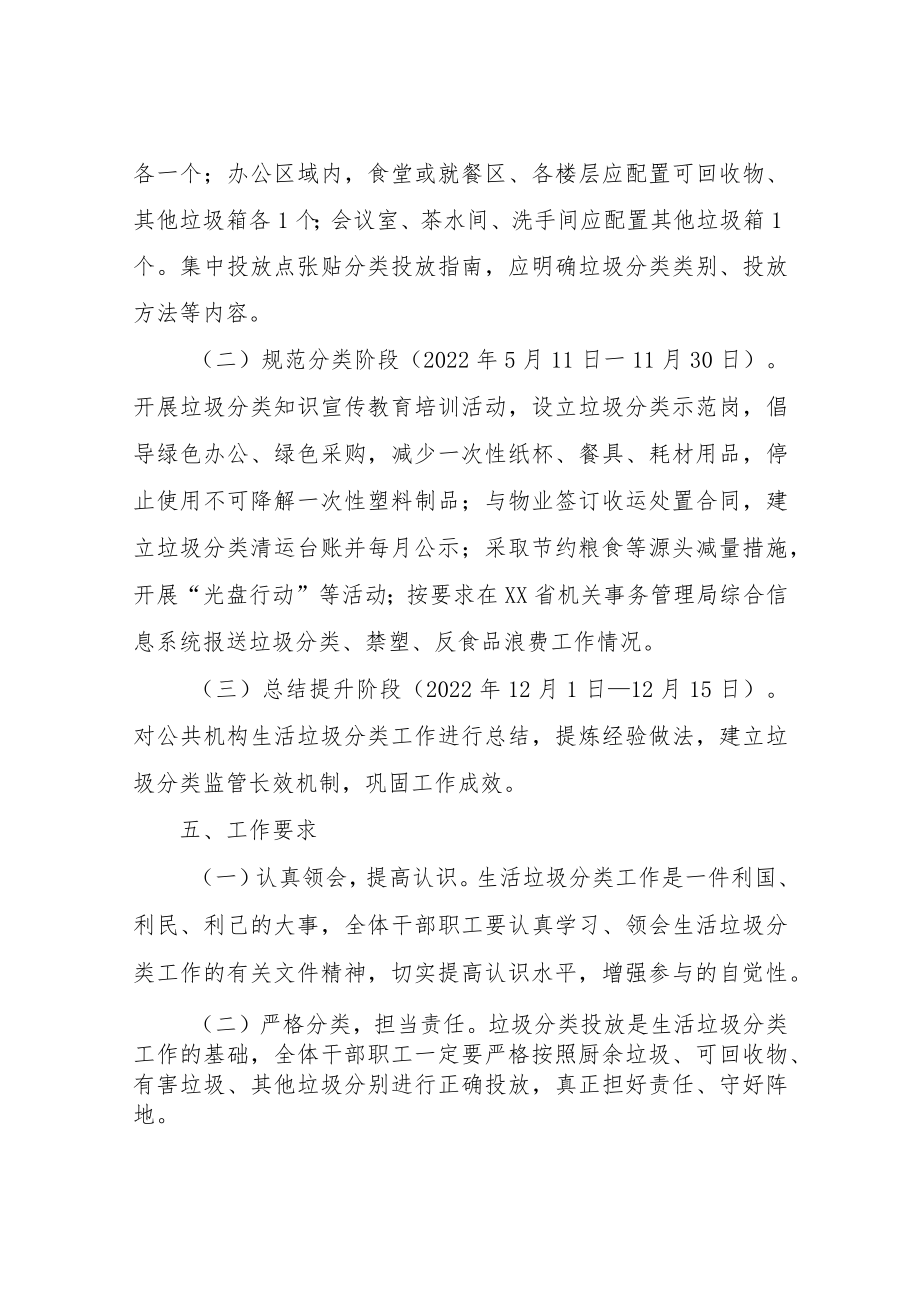 XX县退役军人事务局2022生活垃圾工作实施方案.docx_第3页