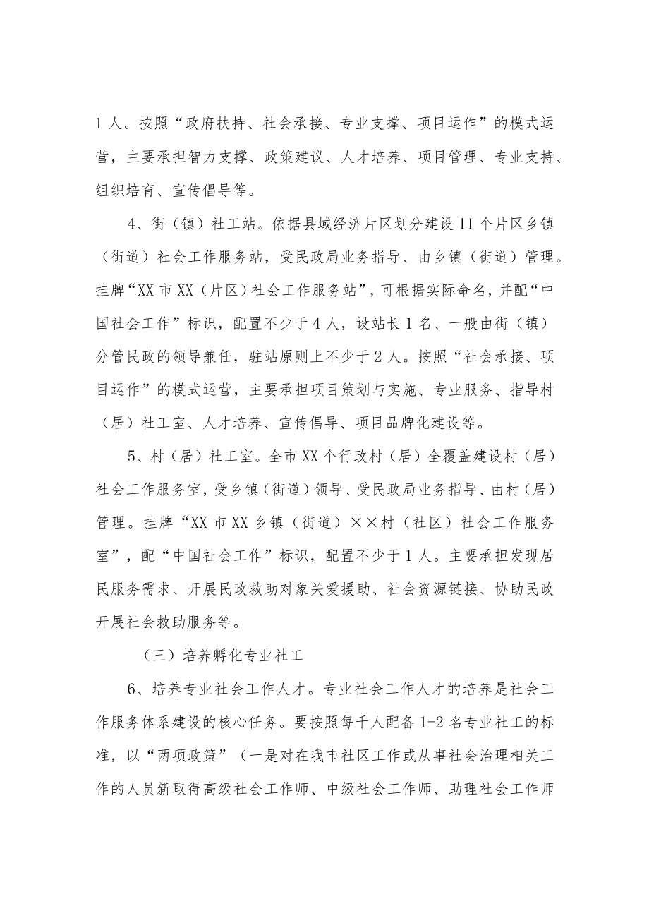 XX市社会工作服务体系建设实施方案.docx_第3页