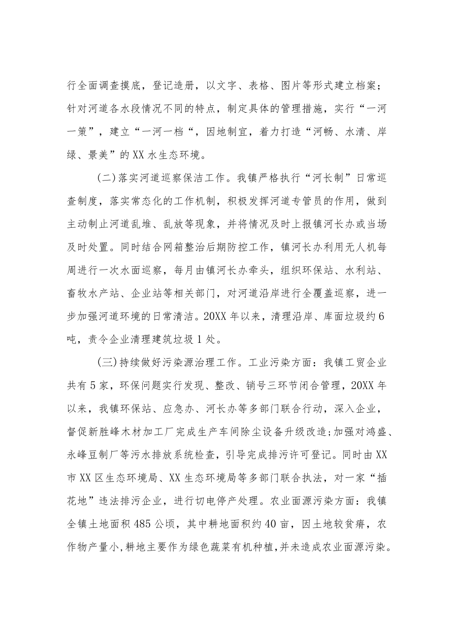 XX镇关于深化落实河长制工作的述职报告.docx_第2页