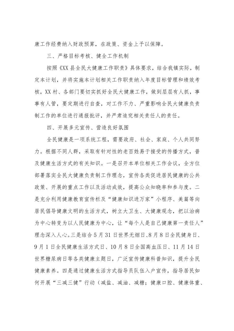 XX镇2022全民大健康负责制工作计划.docx_第2页