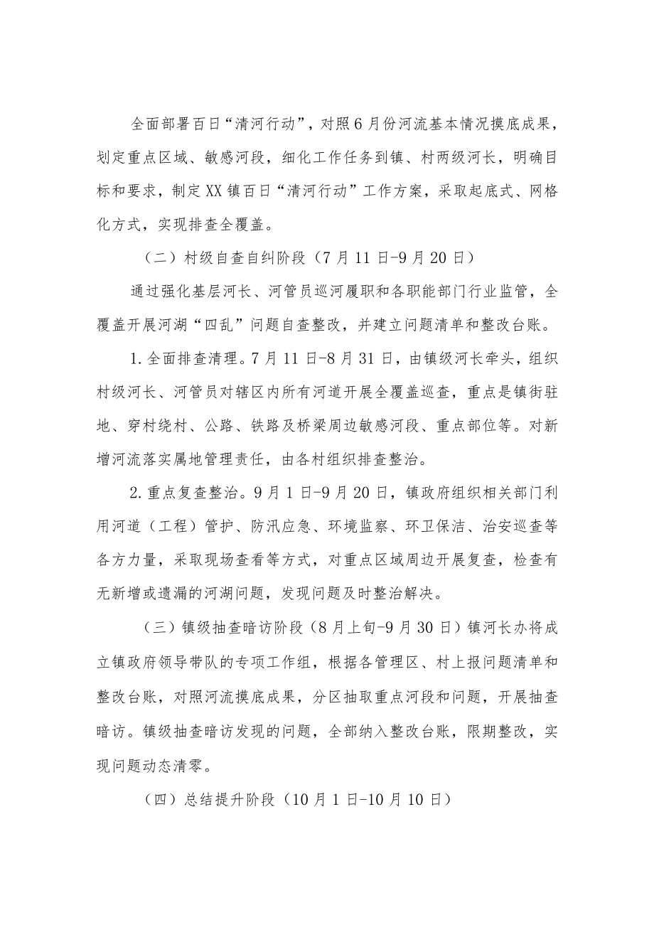 XX镇百日“清河行动”工作方案.docx_第2页