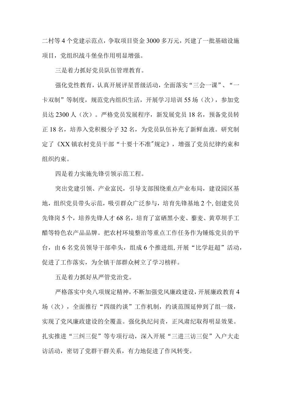 乡镇党委书记2021党建述职报告三.docx_第3页