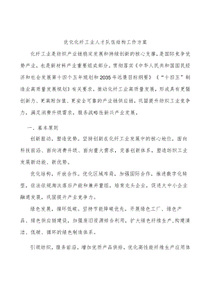 优化化纤工业人才队伍结构工作方案.docx