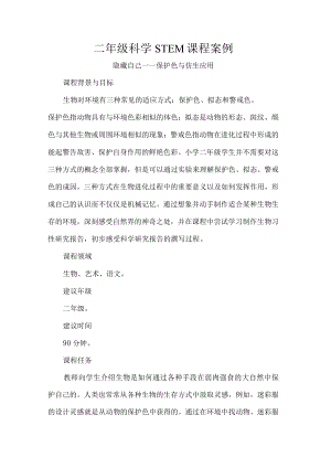 二级科学STEM课程案例.docx