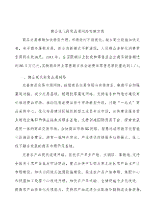 健全现代商贸流通网络实施方案.docx