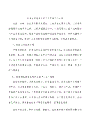 依法依规淘汰化纤工业落后工作方案.docx