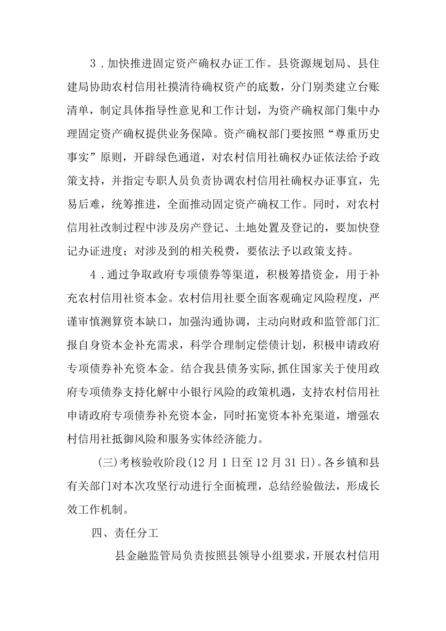 关于进一步推动农村信用社高质量发展攻坚行动的实施方案.docx_第3页