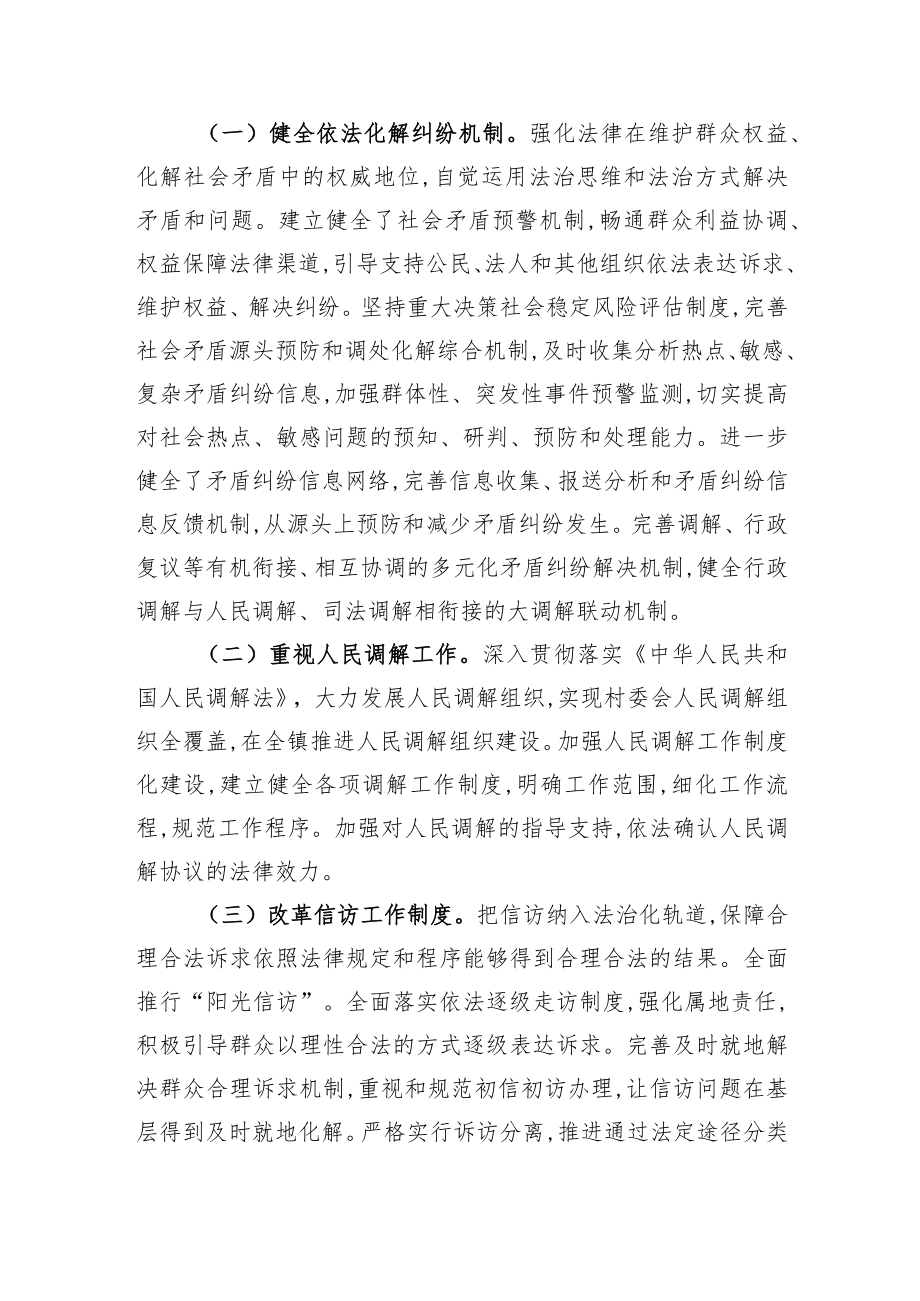 XX镇20XX法治政府建设工作情况.docx_第2页
