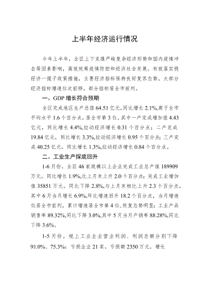 上半经济运行情况.docx