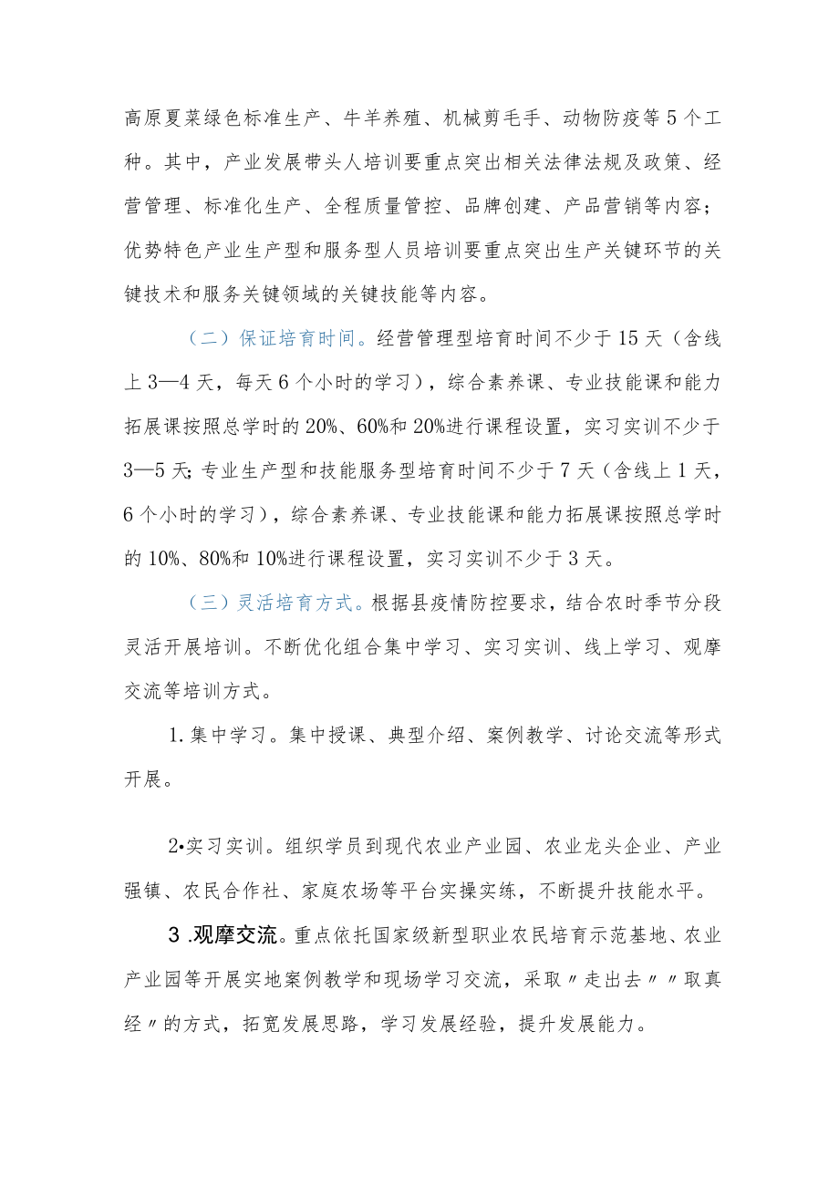 2022xx县高素质农民培育实施方案.docx_第2页