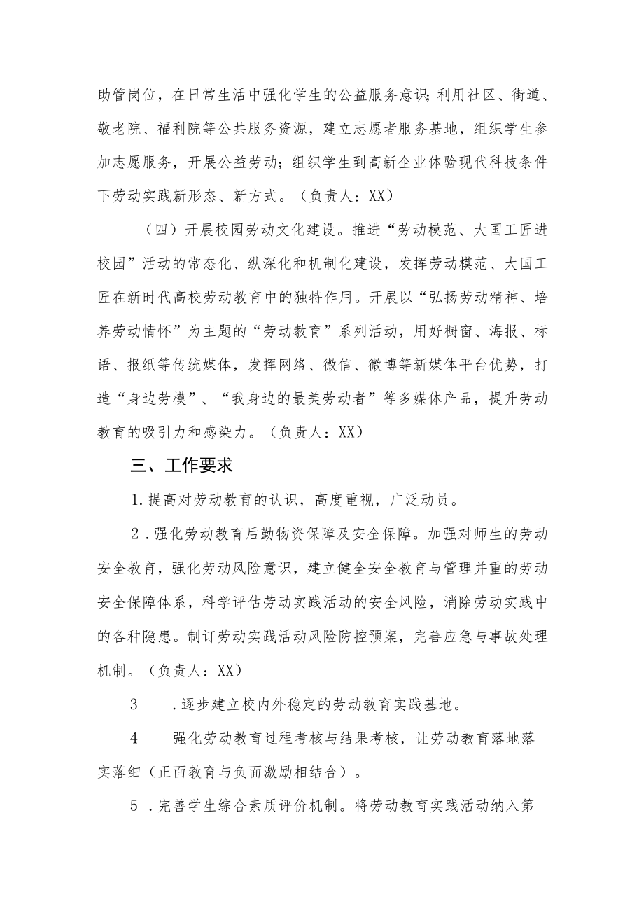 学院劳动教育实施方案.docx_第3页