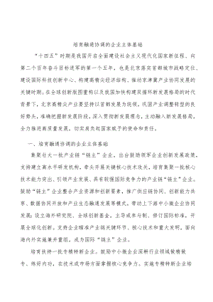 培育融通协调的企业主体基础.docx