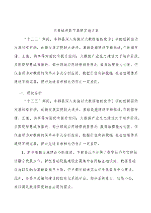 完善城市数字基建实施方案.docx