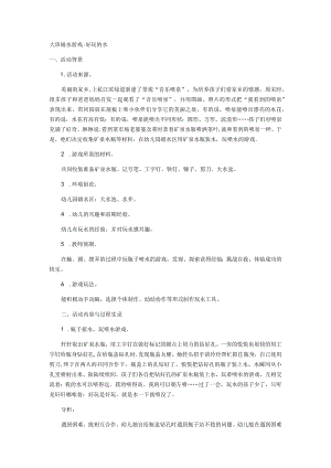 大班嬉水游戏好玩的水.docx