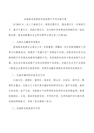 实施集成电路特色制造提升行动实施方案.docx