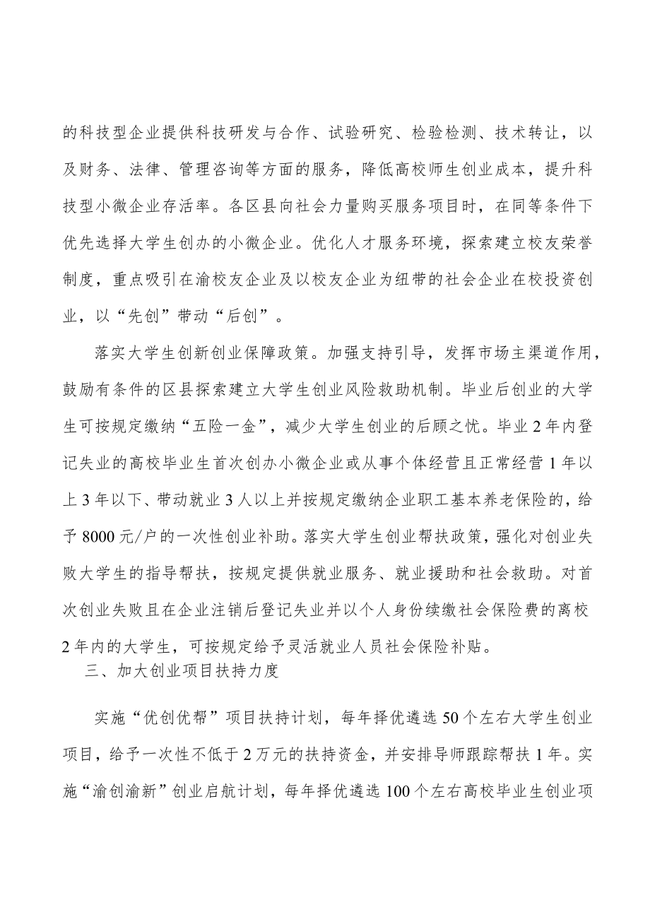 加大创业项目扶持力度行动计划(1).docx_第3页