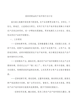 国家级粮油类产地市场行动计划.docx