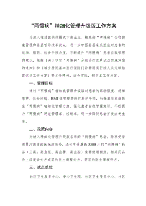 “两慢病”精细化管理升级版工作方案.docx