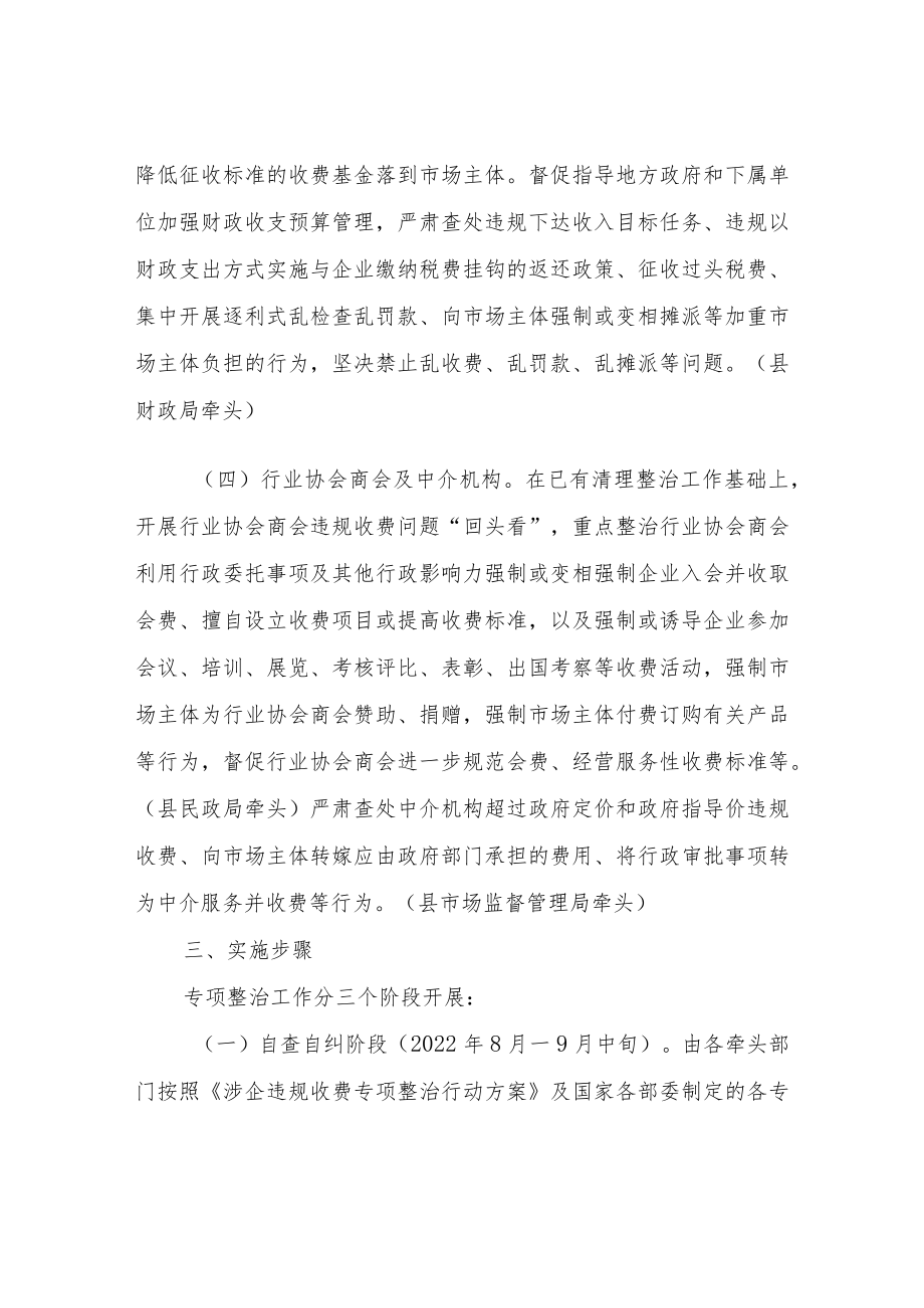 XX县涉企违规收费专项整治行动方案.docx_第3页