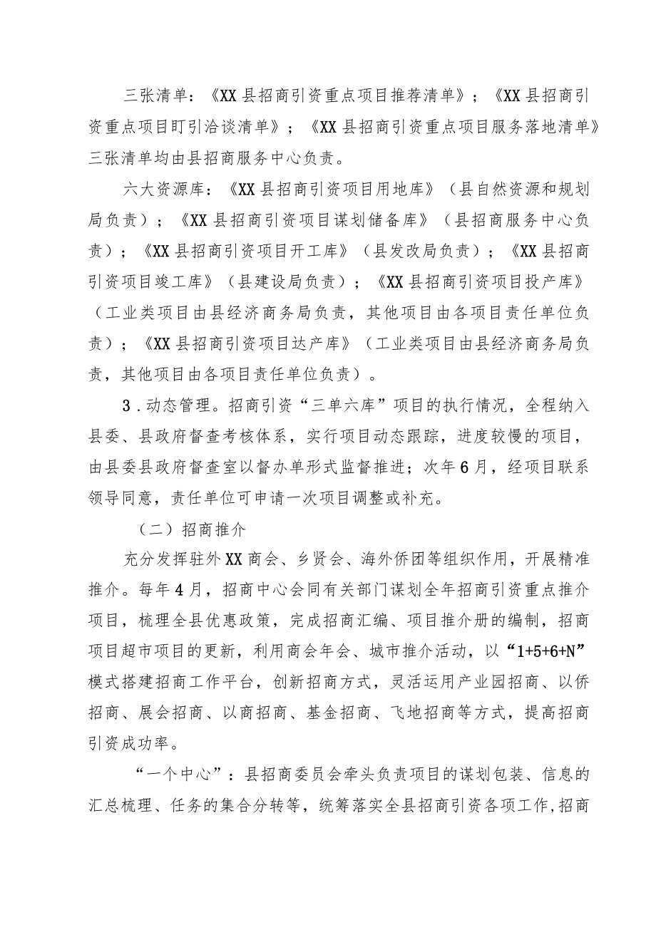 XX县招商引资项目全生命周期管理实施办法（全套）.docx_第2页