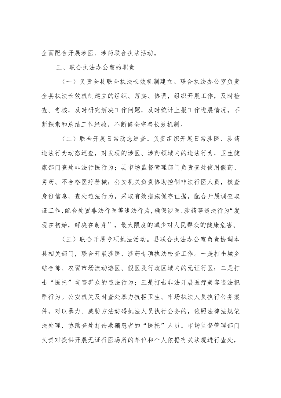 XX县医疗卫生行业综合监管联合执法长效机制.docx_第2页