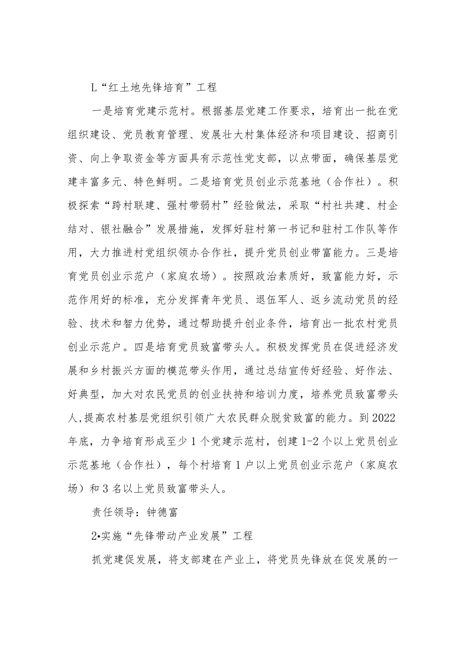 XX镇“红领行动·先锋带动”党建品牌建设实施方案.docx_第2页