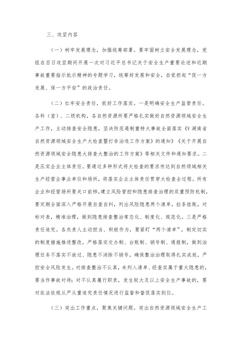 xxx市自然资源领域安全生产大检查“百日攻坚”工作方案.docx_第2页