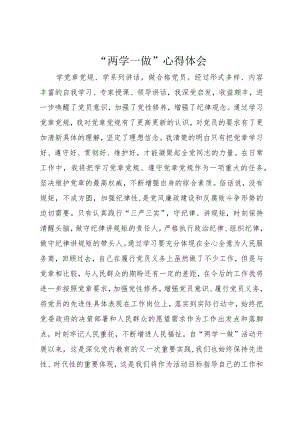“两学一做”心得体会.docx