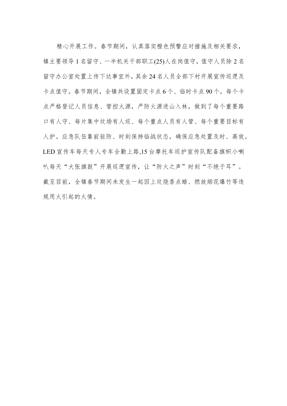 xx镇森林草原防灭火专项整治工作简报.docx_第2页