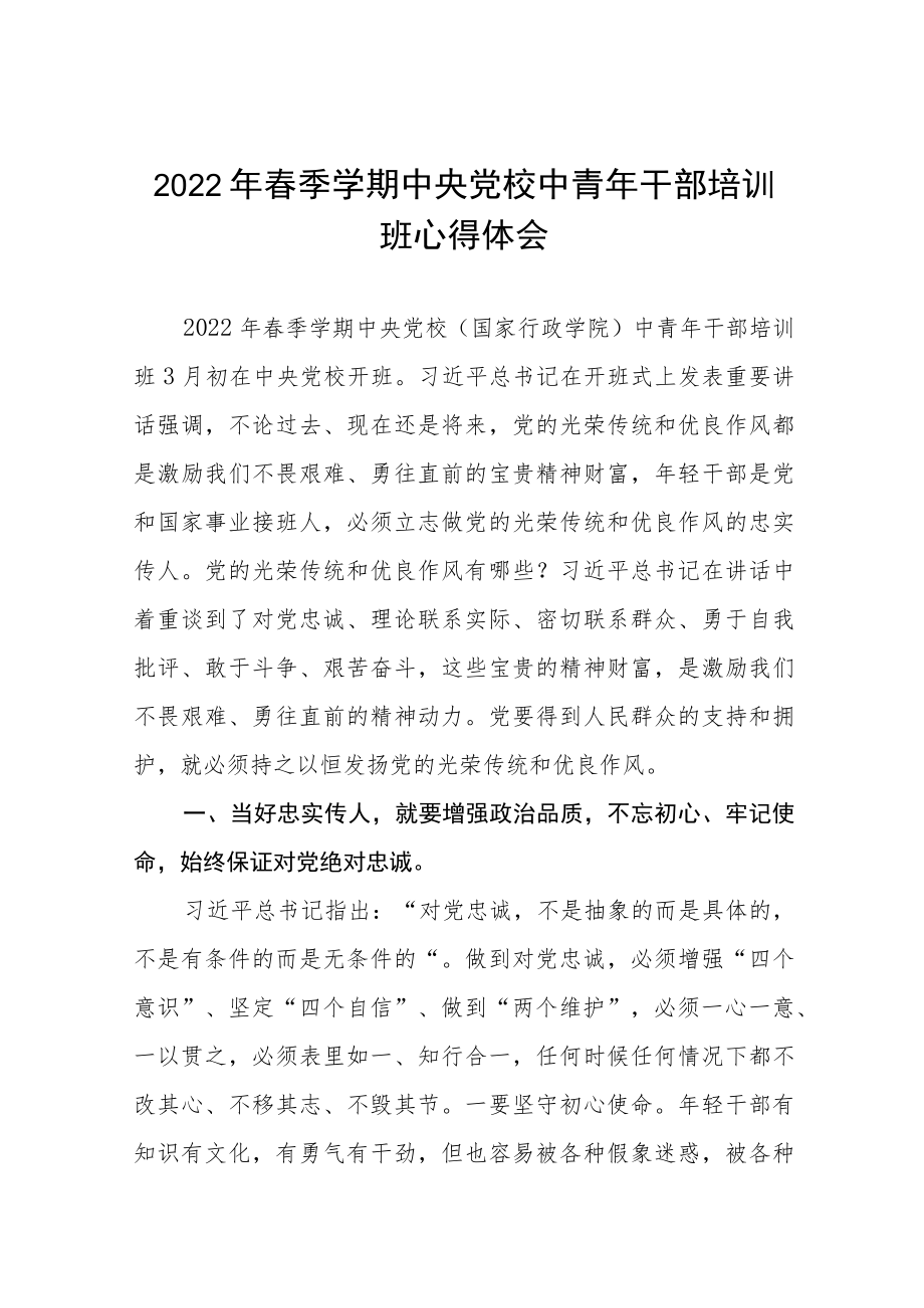 2022轻干部理论学习心得体会五篇合集.docx_第1页
