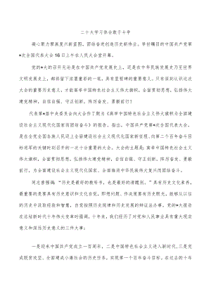 二十大学习体会敢于斗争.docx