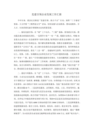 党建引领企业发展工作汇报.docx