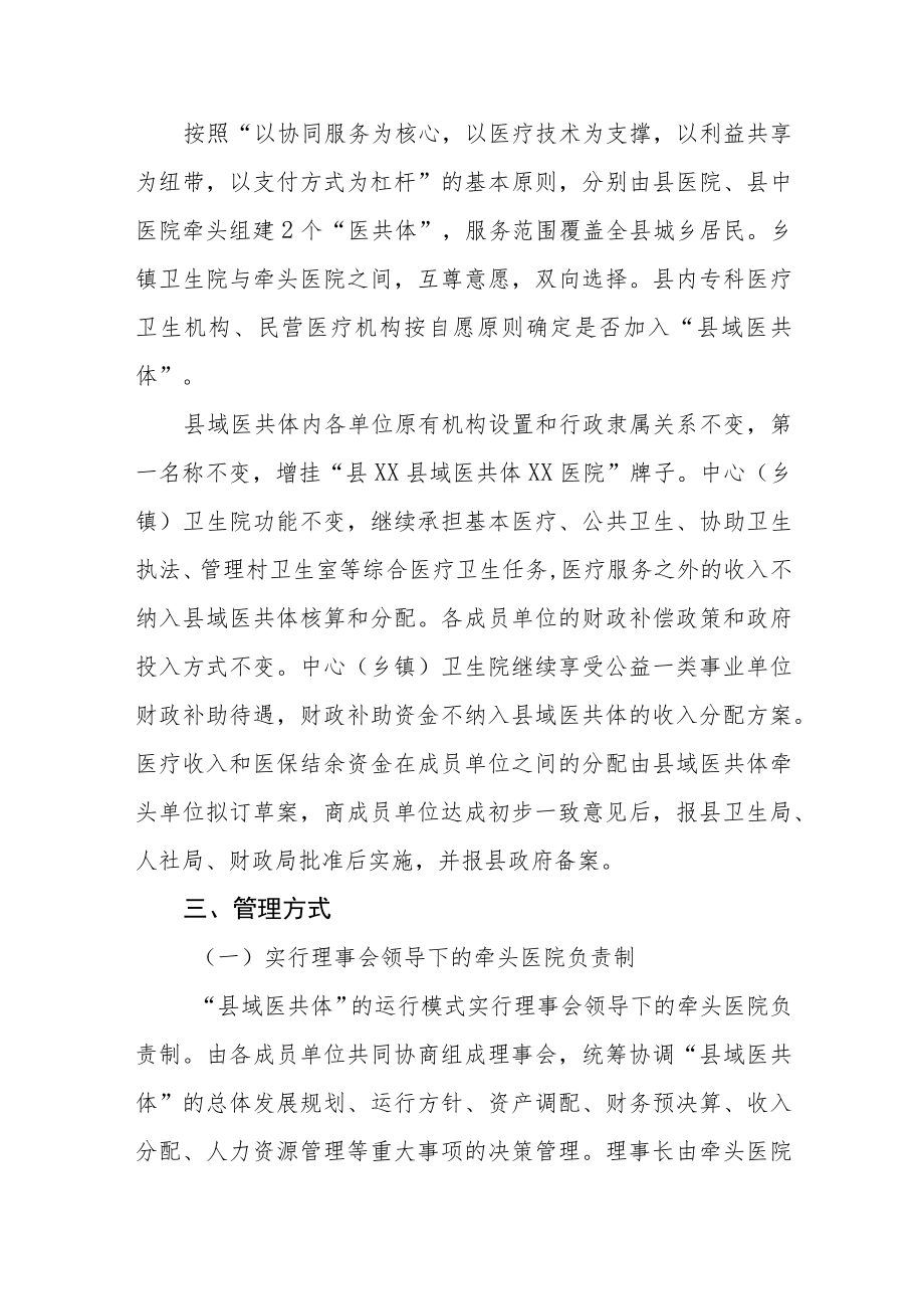 县域医疗服务共同体试点工作实施方案.docx_第2页