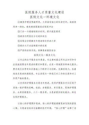 医院服务人才质量文化建设.docx