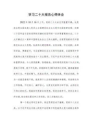 学习二十大报告心得.docx