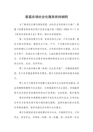 家庭农场社会化服务扶持细则.docx