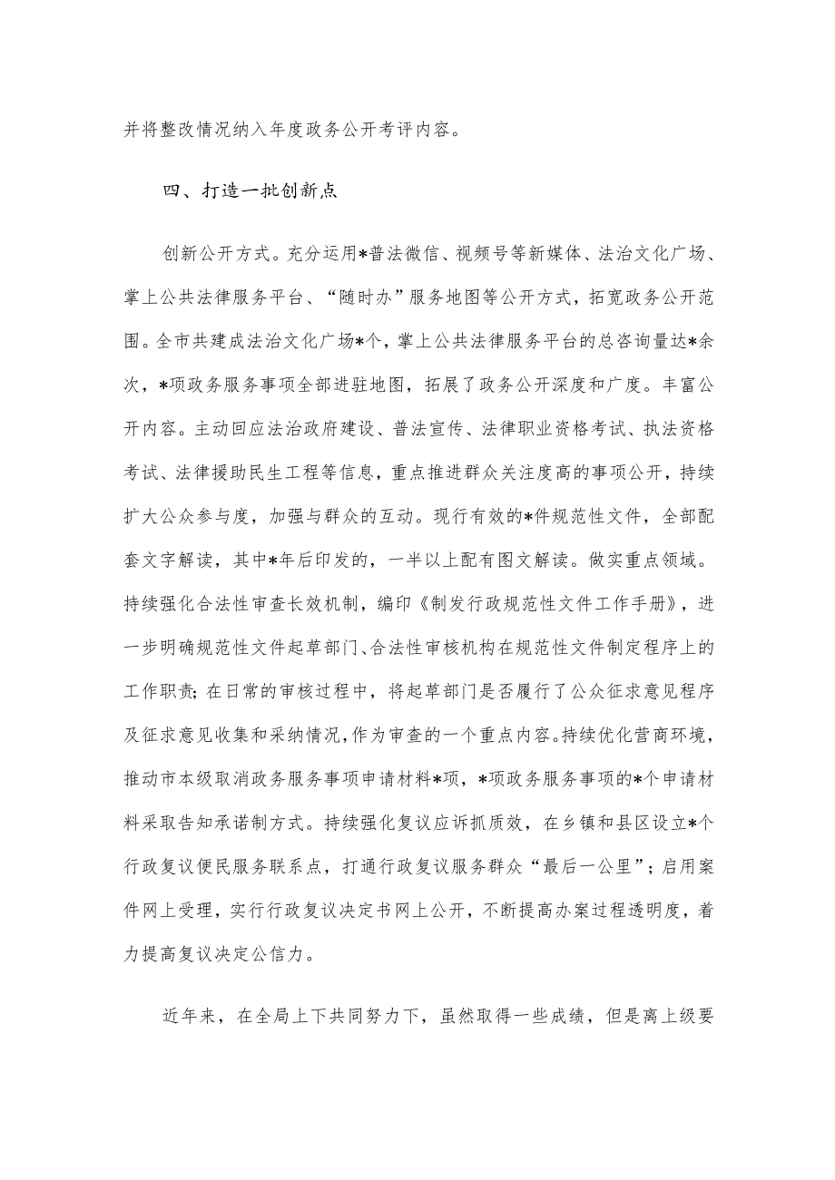 市司法局政务公开工作交流发言材料.docx_第3页
