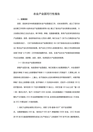 农业产业园可行性报告.docx