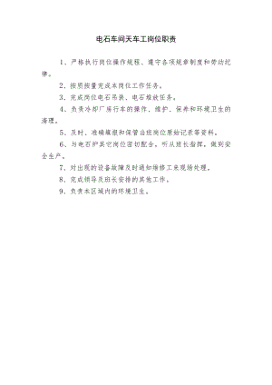 电石车间天车工岗位职责.docx