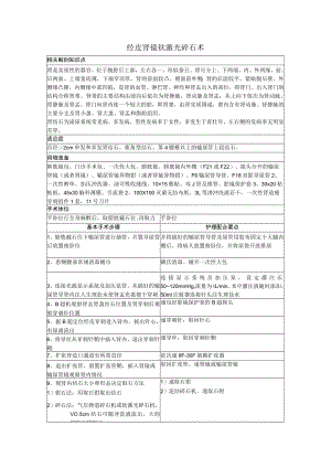经皮肾镜钬激光碎石取石术.docx