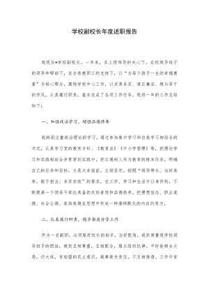 学校副校长年度述职报告.docx