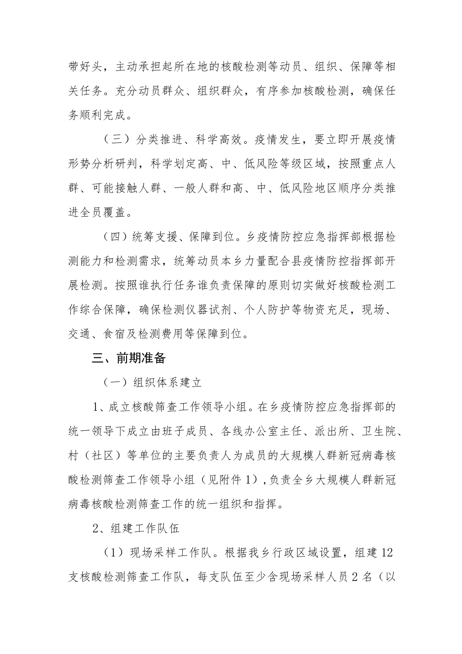 大规模人群新冠核酸检测筛查工作预案.docx_第2页