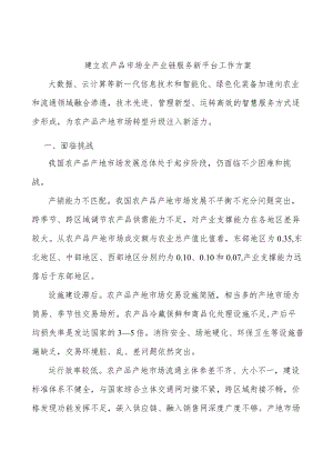 建立农产品市场全产业链服务新平台工作方案.docx