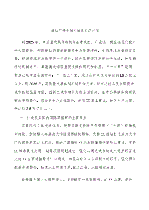 推动广佛全域同城化行动计划.docx