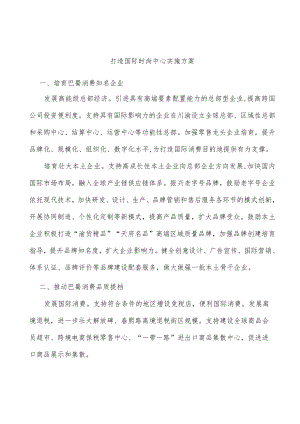 打造国际时尚中心实施方案.docx