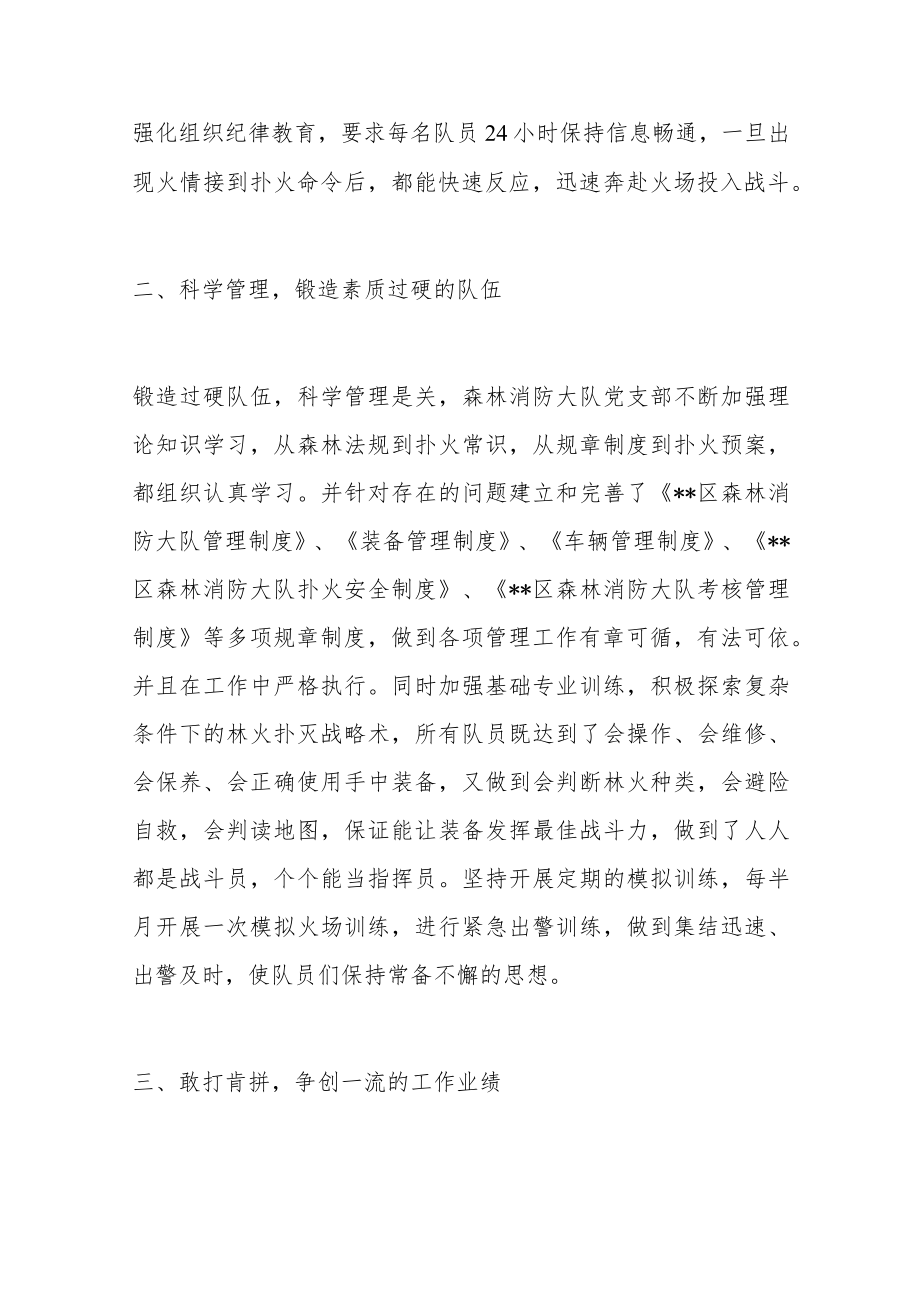 林业局森林消防大队党支部先进事迹.docx_第3页