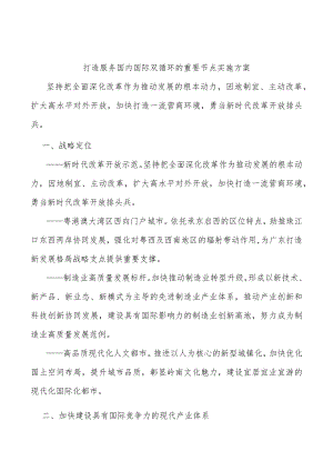 打造服务国内国际双循环的重要节点实施方案.docx