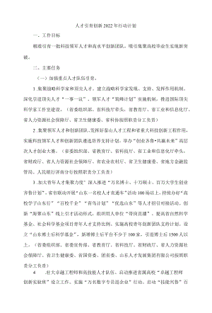 山东人才引育创新2022行动计划.docx
