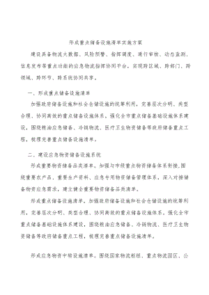 形成重点储备设施清单实施方案.docx
