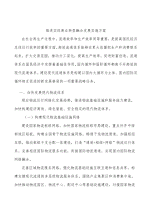 推进实体商业转型融合发展实施方案.docx
